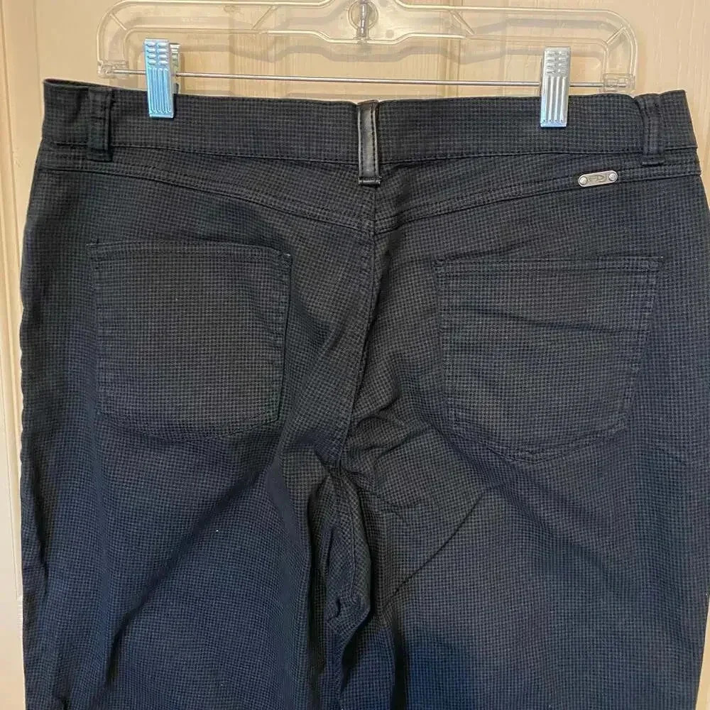 FDJ French Dressing Jeans Pants Gray Plaid Women Size 14P Pockets - Picture 2 of 6